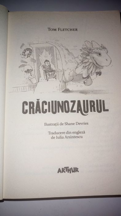 Pachet cărți Craciunozaurul și Craciunozaurul și vrăjitoarea iarnă