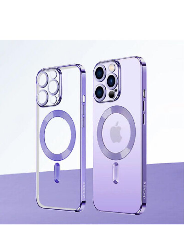 Husa Border Iphone 13/14/15/16E/PRO/MAX Incarcare Magnetica Spate Clea
