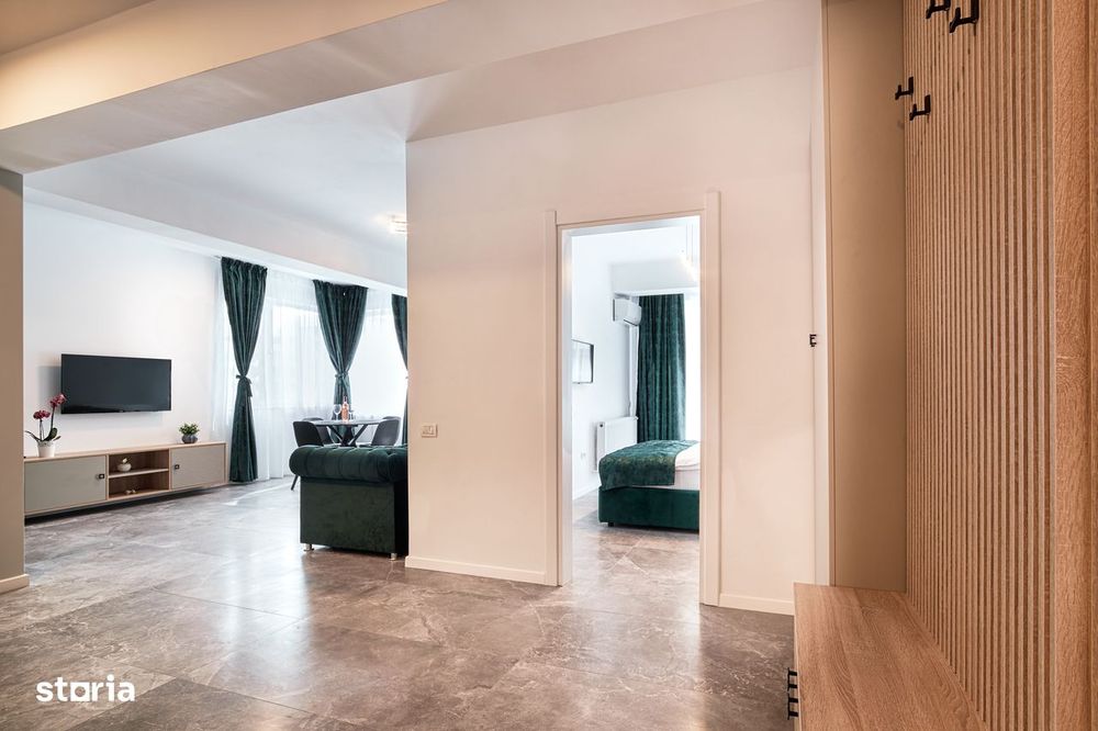 Apartament 2 camere Mamaia Nord, la 2 pași de plajă, mobilat