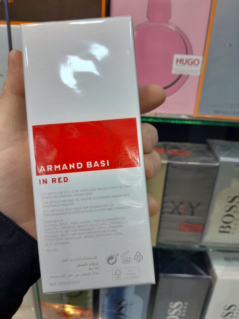 Original jenski Armand basi in red Edt (100)ml