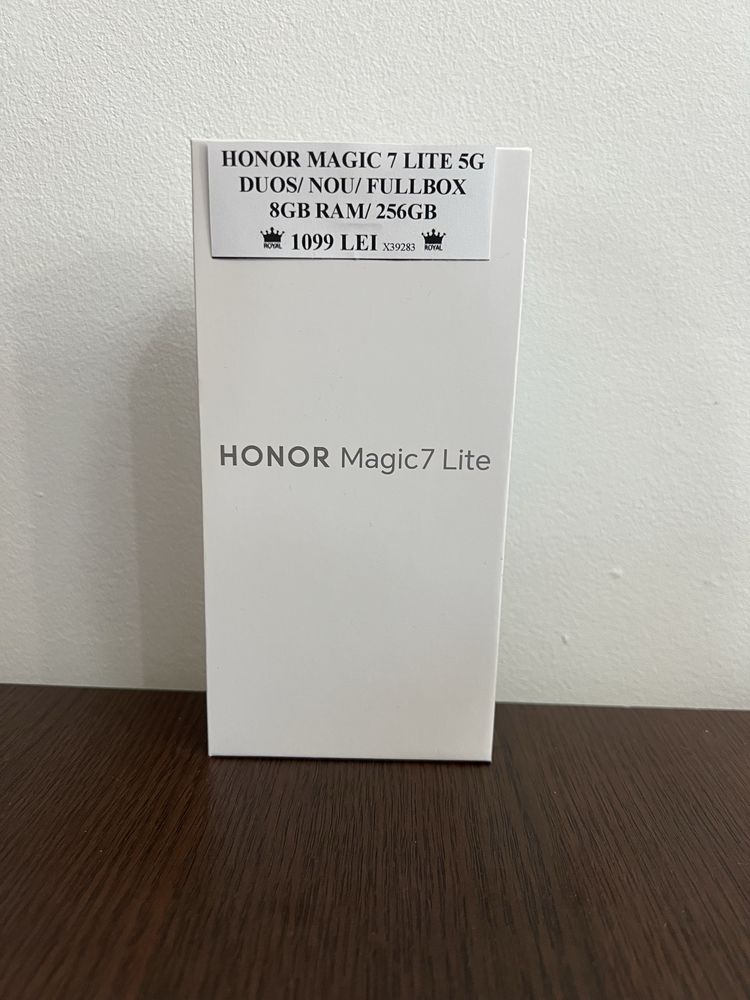 Amanet Royal CB: Honor Magic 7 Lite duos nou fullbox 8gb ram 256gb