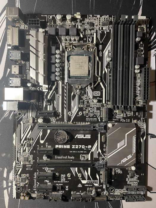 Комплект/отдельно Asus Z270P+i7 6700T, 16gb 2400mhz ram