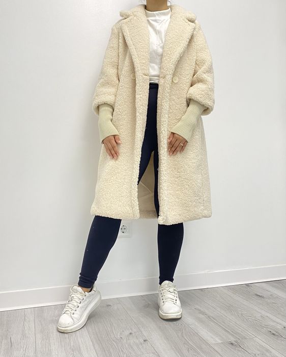 Palton Teddy nou cu eticheta