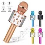 Bluetooth безжичен караоке микрофон с вградена тонколона