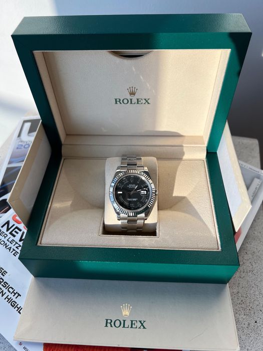 Rolex Datejust Black Roman