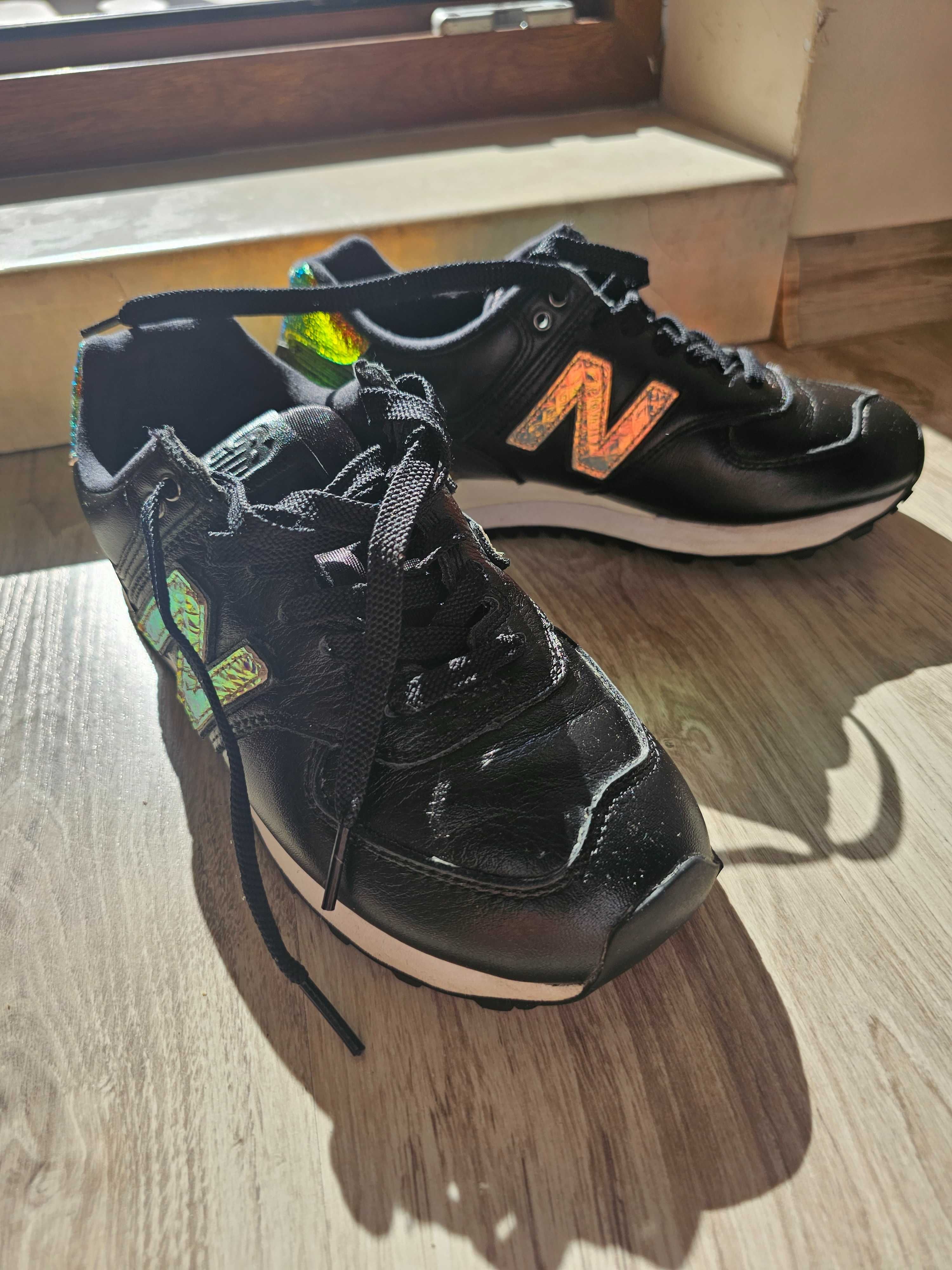 Кожени маратонки New Balance. р. 37 23,5 см