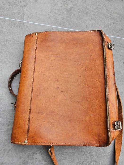 Geanta piele naturală retro