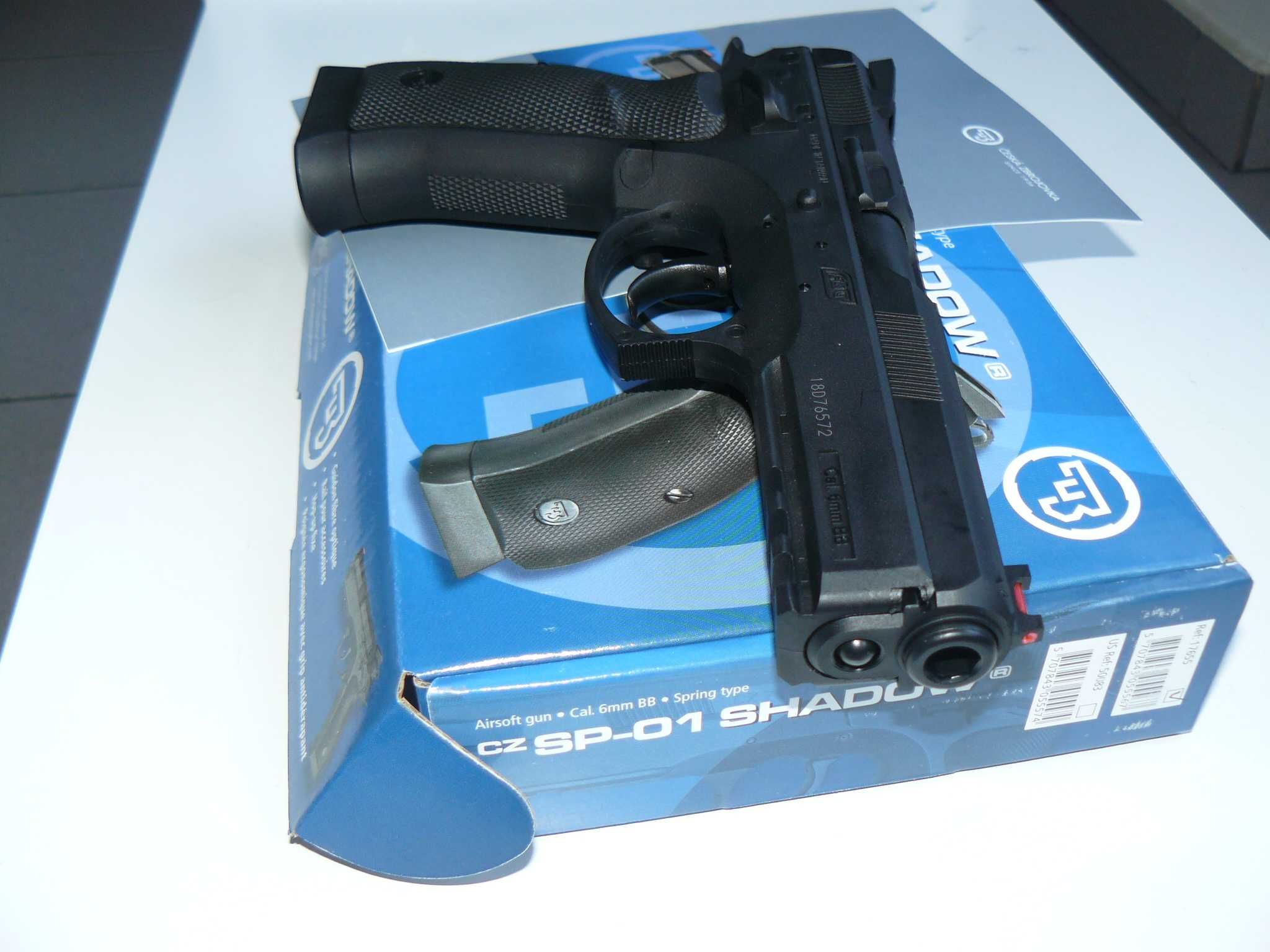Pistol Airsoft CZ 75 SP-01 Shadow Arc/Spring,NOU,Produs Cu Licenta ASG