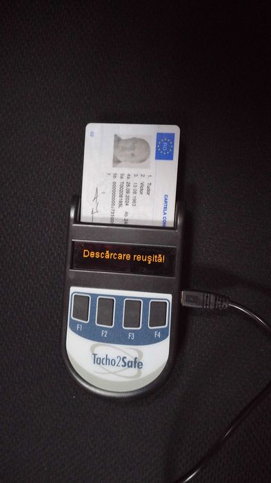 Tacho2safe aparat descărcat carduri tahograf și tahografe