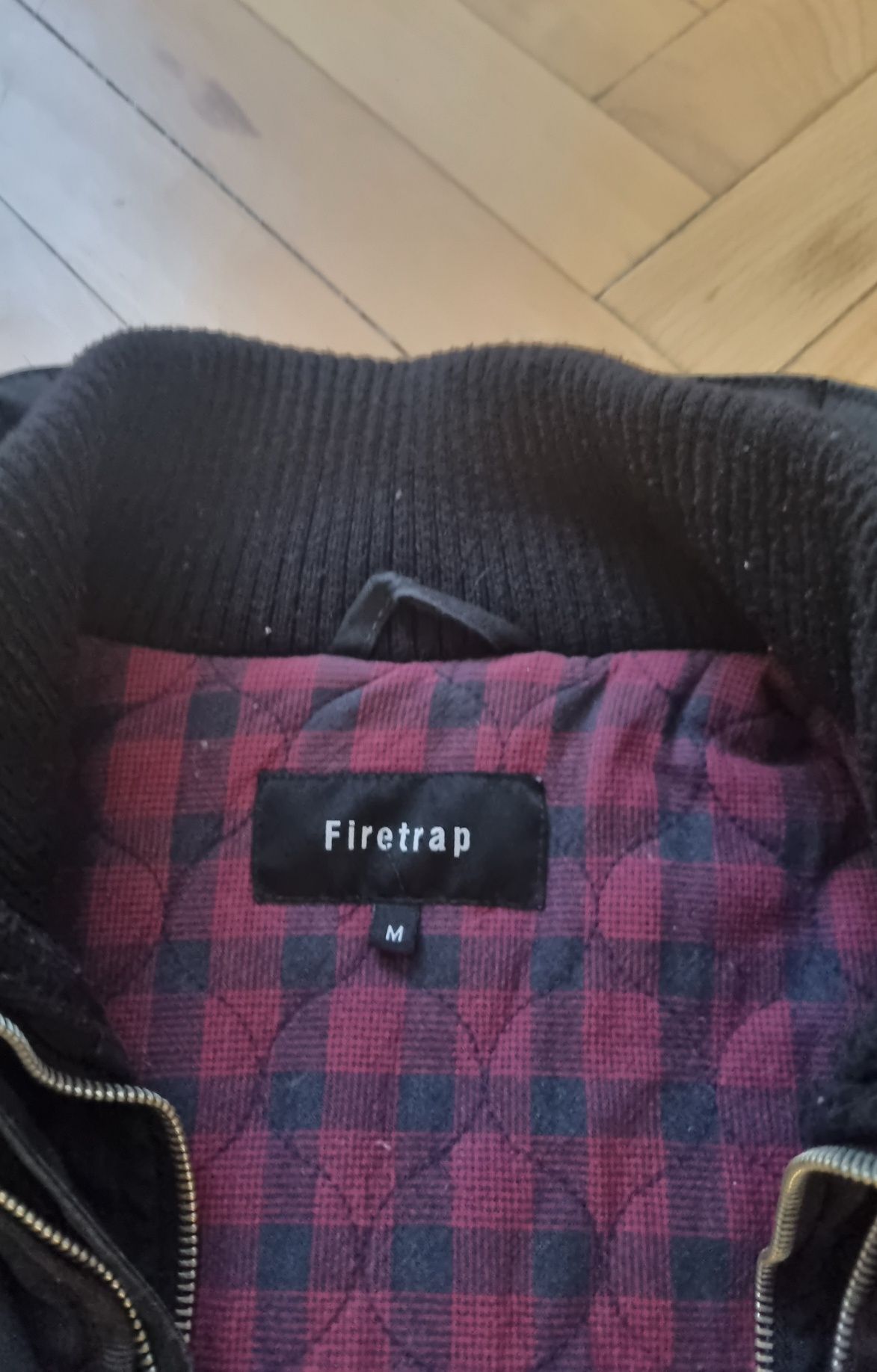 РАЗПРОДАЖБА! Оригинално мъжко зимно яке Firetrap / Размер М / Черно