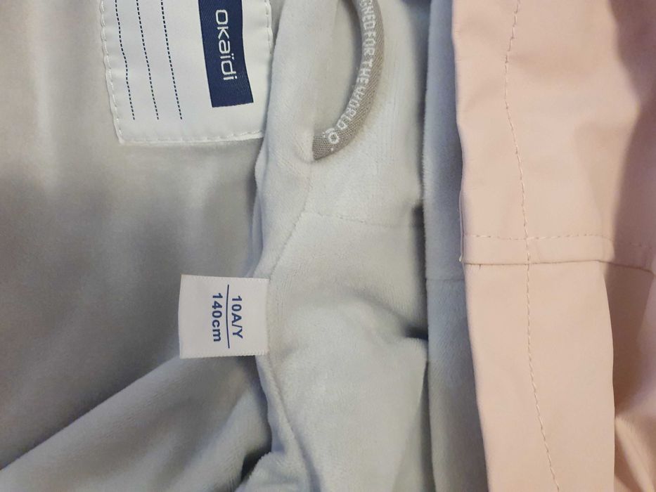 Geaca de ploaie Okaidi pt fetite 10 ani (140 cm)