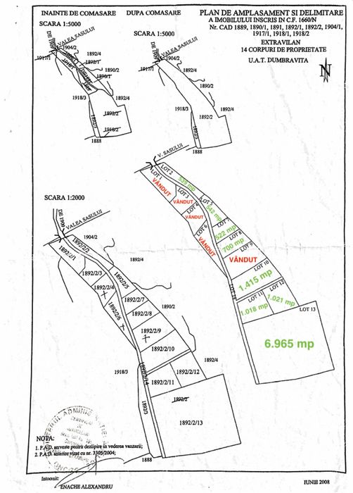 Proprietar – vând teren intravilan în Cărbunari, Maramureș