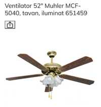 Lustra noua cu ventilator