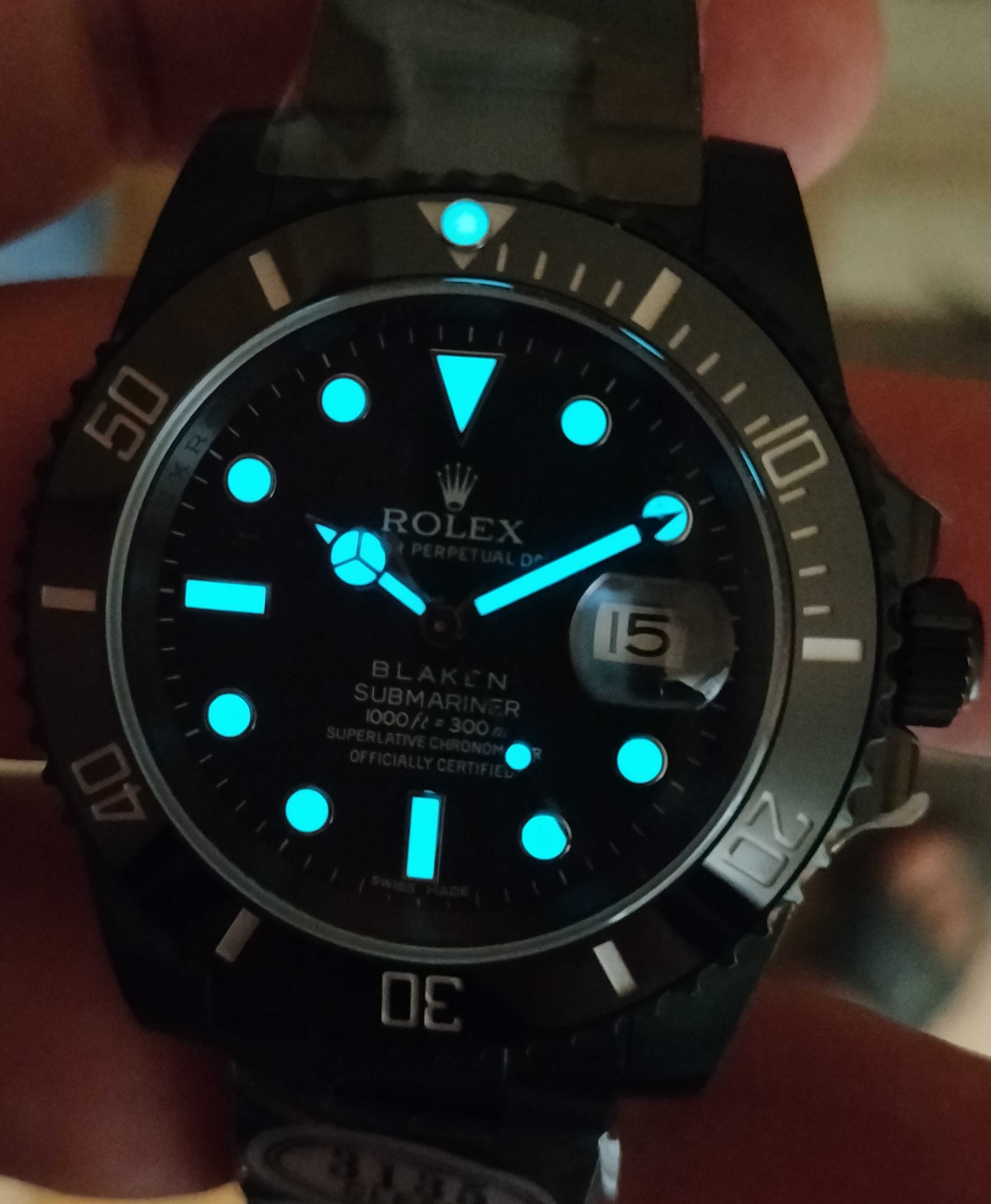 Rolex Submariner 3135 904L Ceramic Safir 40 mm