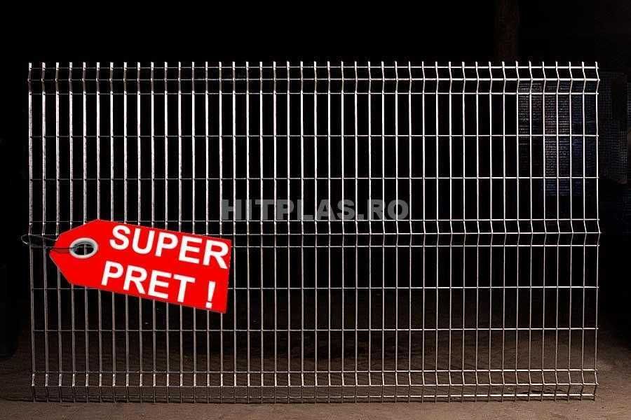 Panou gard bordurat zincat 1700x2000x3.7