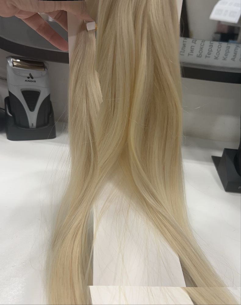 Естествена Коса за удължаване haire tolke на лепенки