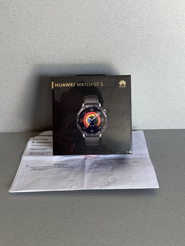Продавам чисто нов Huawei watch GT5