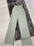 Blugi Verzi Wide Leg cu Elastic