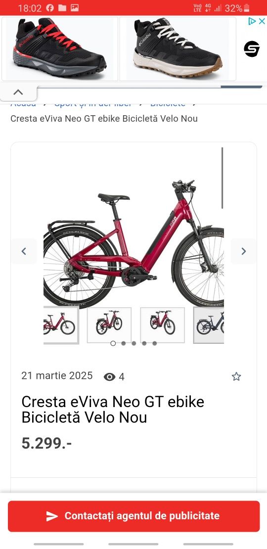Bicicleta electrica CRESTA eGiro Neo /Bosch/full SLX 1x11viteze