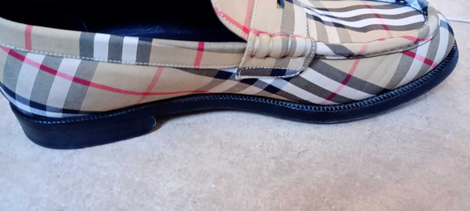 Мъжки луксозни обувки Burberry / Made in Italy/ Предложете цена!
