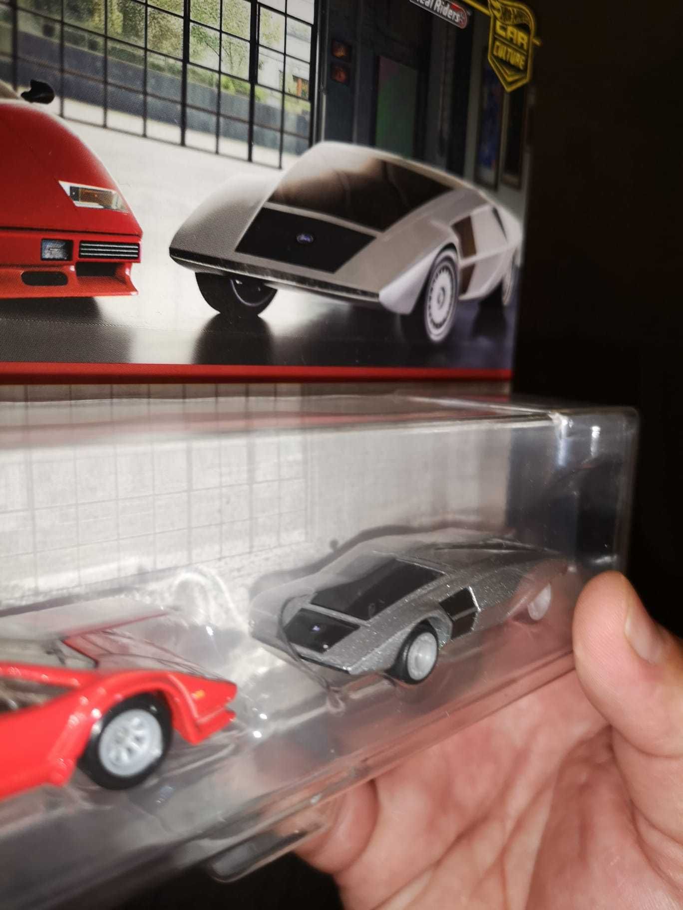 Mașinuțe Hot Wheels Premium duo pack Lamborghini Lancia Datsun Nissan