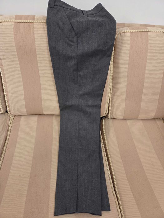 Pantaloni 50% lana gri inchis