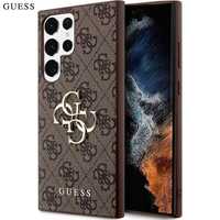 Оригинален кейс guess hardcase 4g за samsung galaxy s24 ultra brown