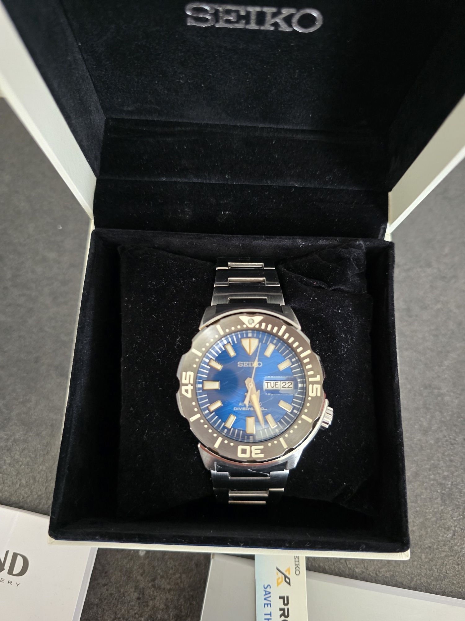 Часовник Seiko Monster "The great white shark"