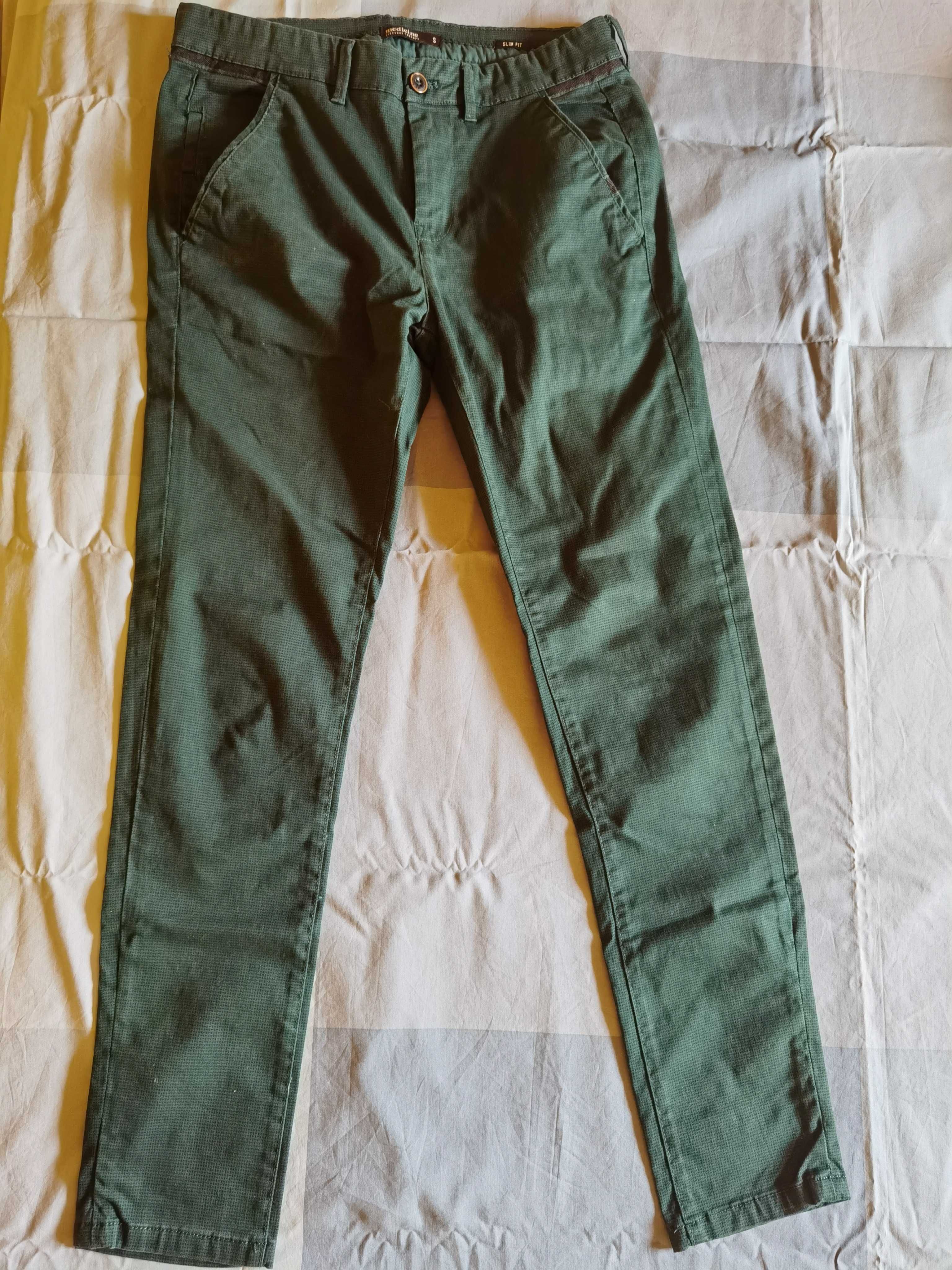 Pantaloni Medicine, marimea S, culoare verde