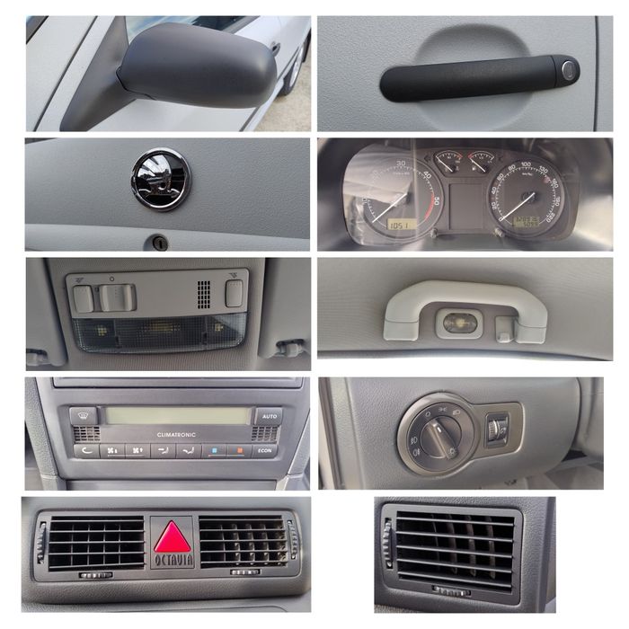 Skoda Octavia 1 Elegance, 1.9 TDI ALH, model unicat, vopsea gri RAPTOR