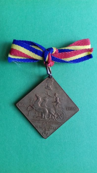 Placheta/Medalie / Iasi Familia regala Carol I 1906 Jubileul 40 ani