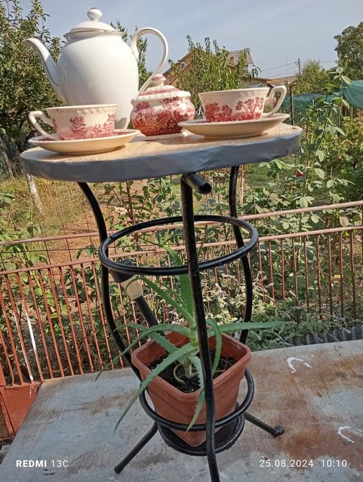 Măsuță cafea fier forjat