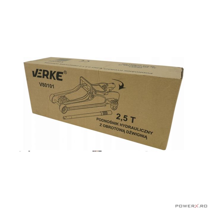 Cric hidraulic tip crocodil, capacitate de ridicare 2.5 tone Verke