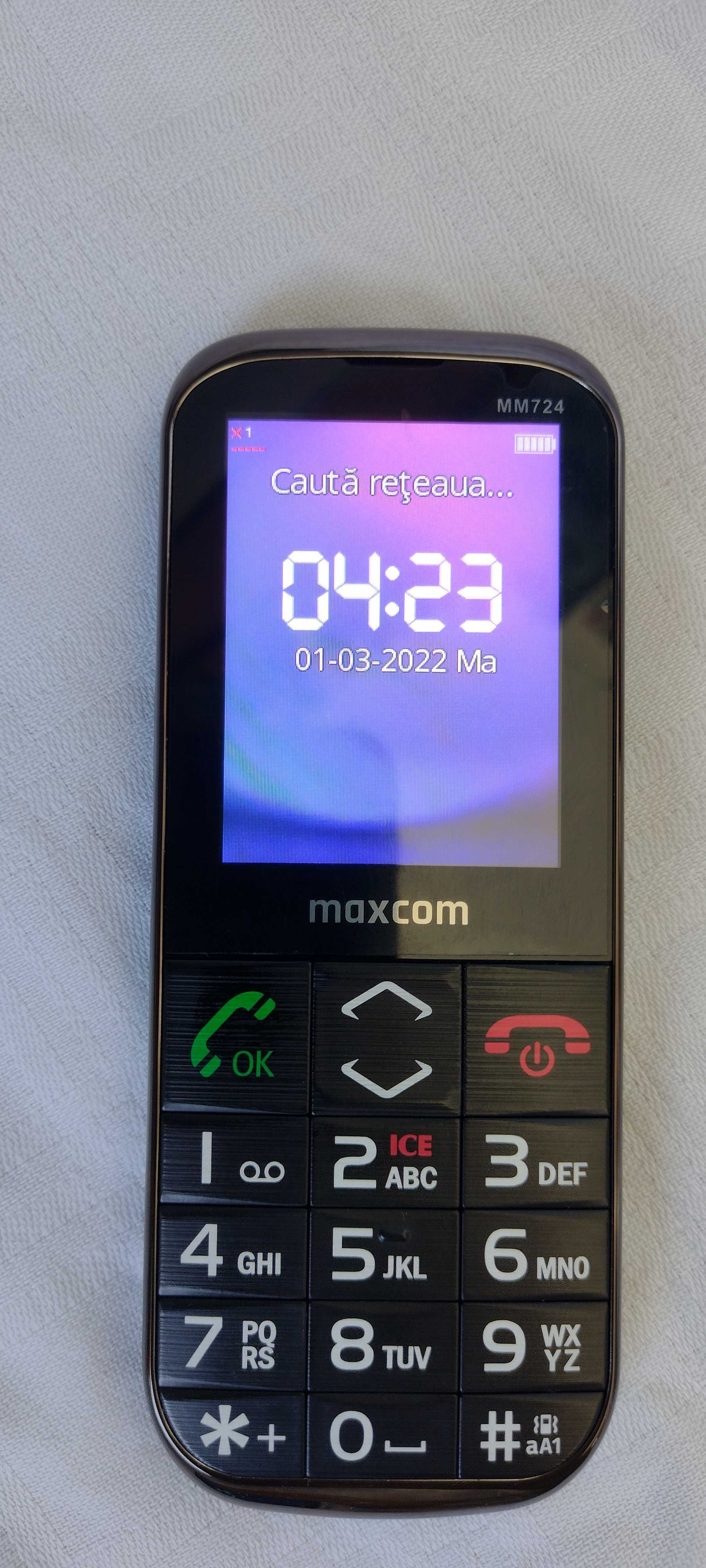 Maxxcom MM724 telefon cu butoane,  pentru seniori