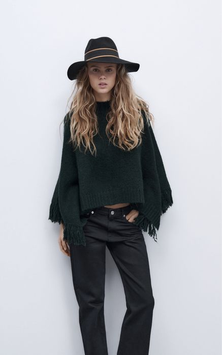 Palarie din fetru eleganta marca ZARA -SPECIAL EDITION