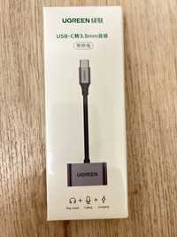 Переходник для наушника 3.5-lightning/usb-c