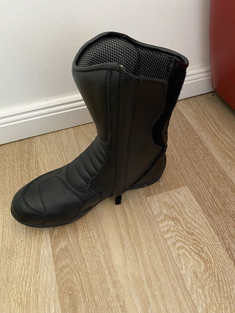 Cizme moto piele noi