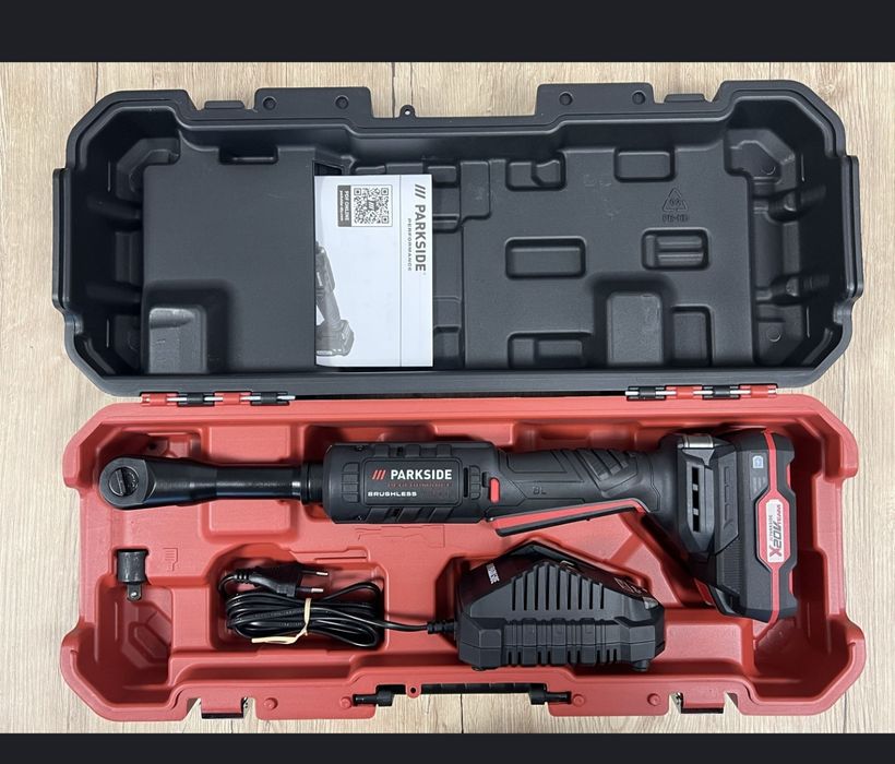 Parkside Performance Cheie cu clichet 20V + baterie si incarcator
