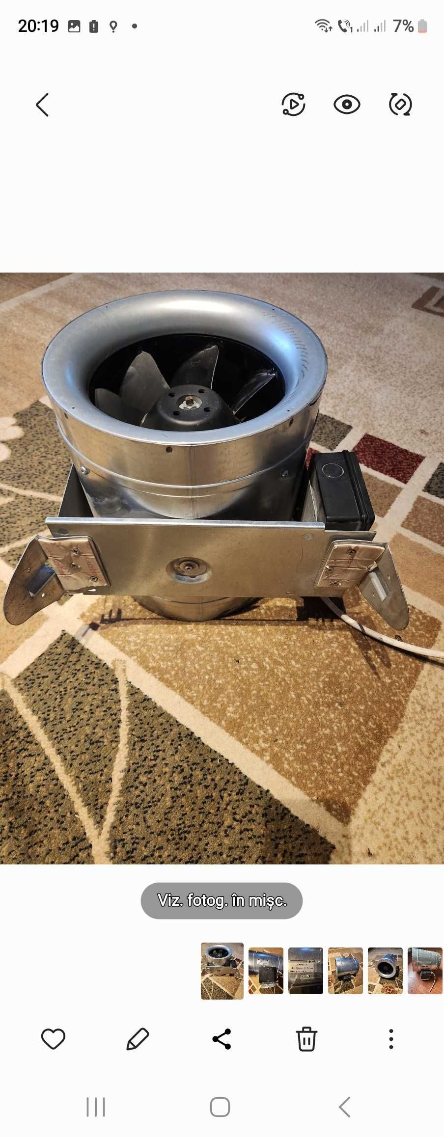 Ventilator aer profesional