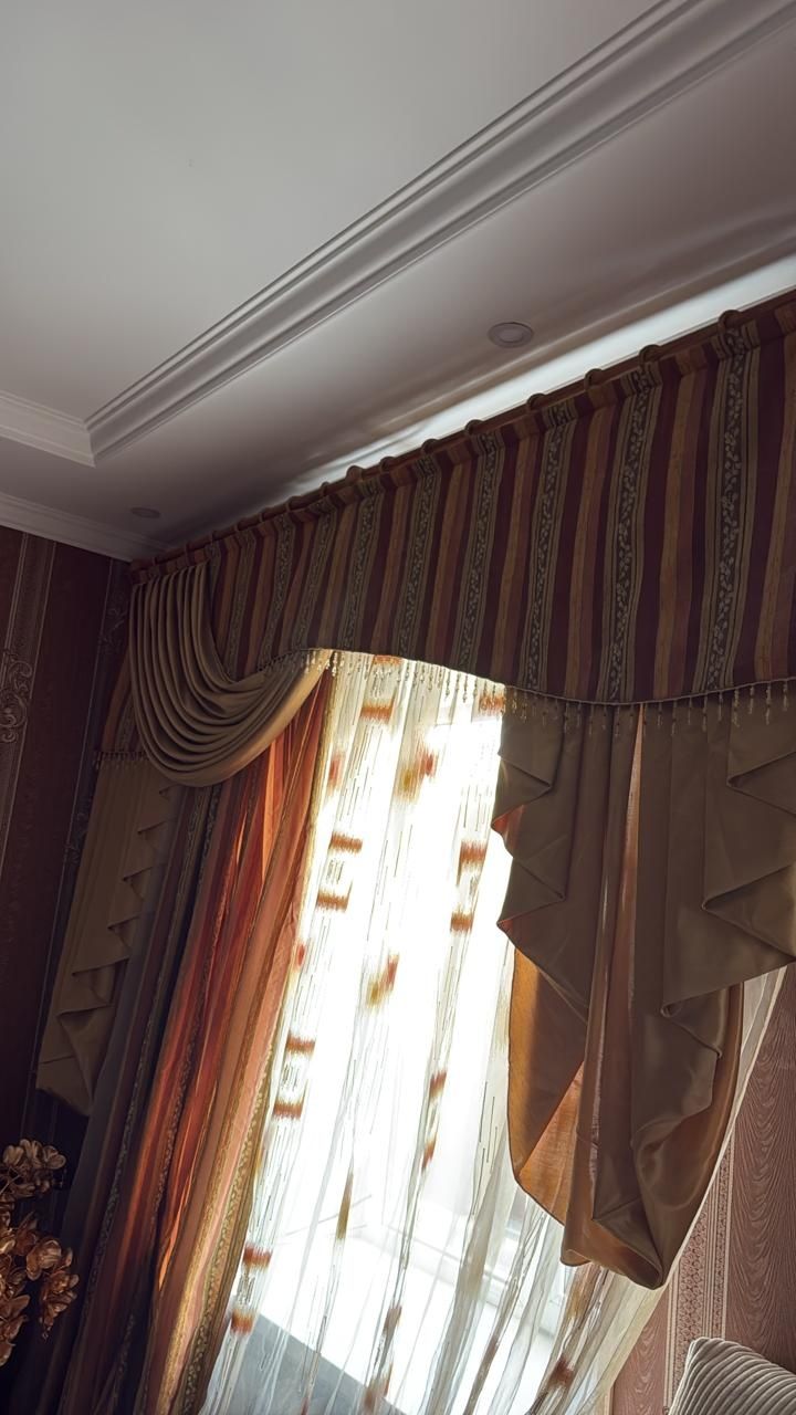 Шторы  для зала.