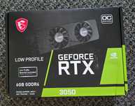 Placa video MSI GeForce RTX 3050 LP 6G OC, 6GB GDDR6, Low profile