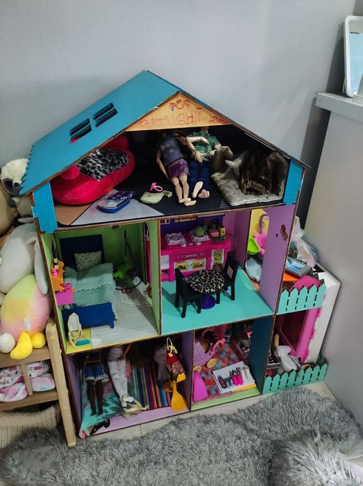 Дом для кукол, деревянный