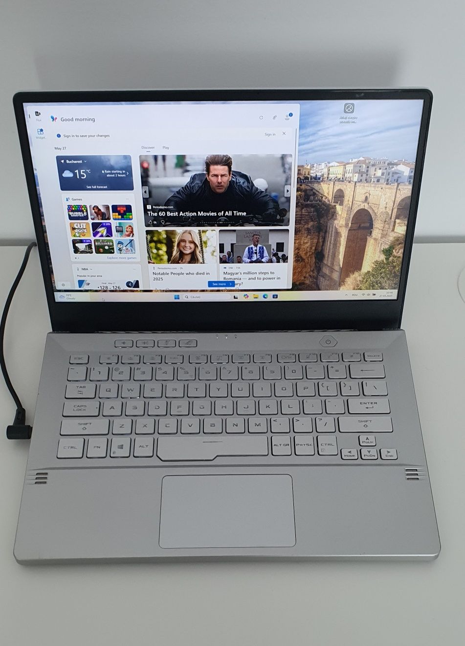Laptop Asus Zephyrus G14, RTX3060, 5900HS, 16GB, 1TB, 144Hz