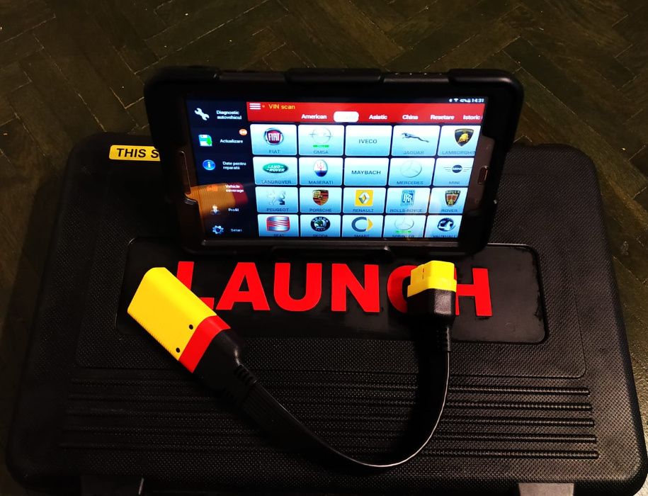 Kit Tester Auto Launch x431 Tableta 10' + Cutie Adaptori Originali !