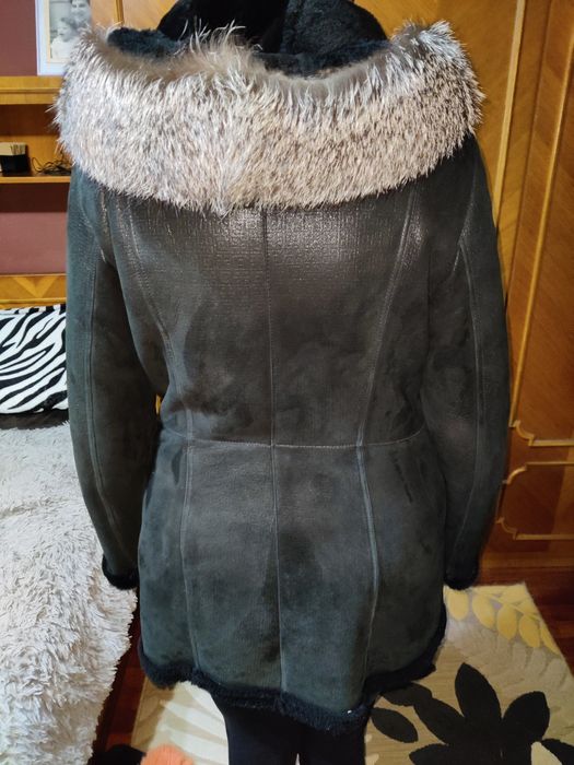 Cojoc dama blana naturală