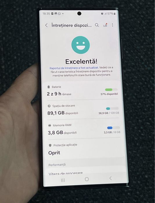 Telefon Samsung Galaxy S22 Ultra Impecabil ca Nou 5G 128GB Pret fix