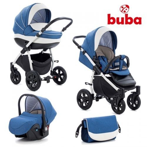 Бебешка количка Buba Forester 3в1 синя