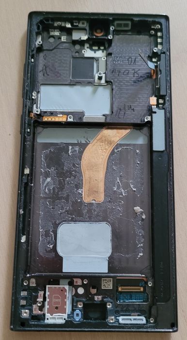 Display samsung galaxy S22 Ultra negru