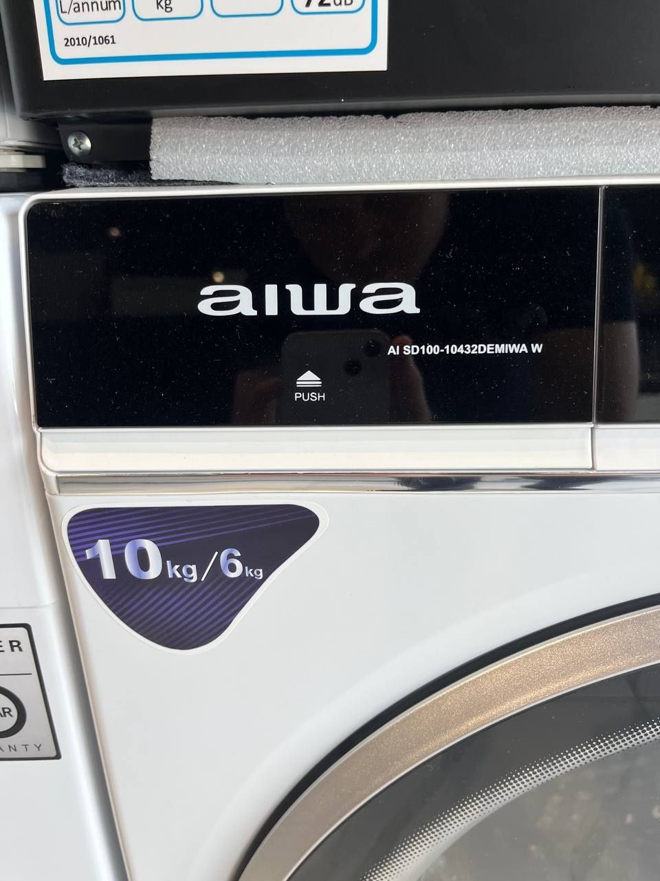 Стиральная машина Aiwa Demiwa 10kg +6kg sushka