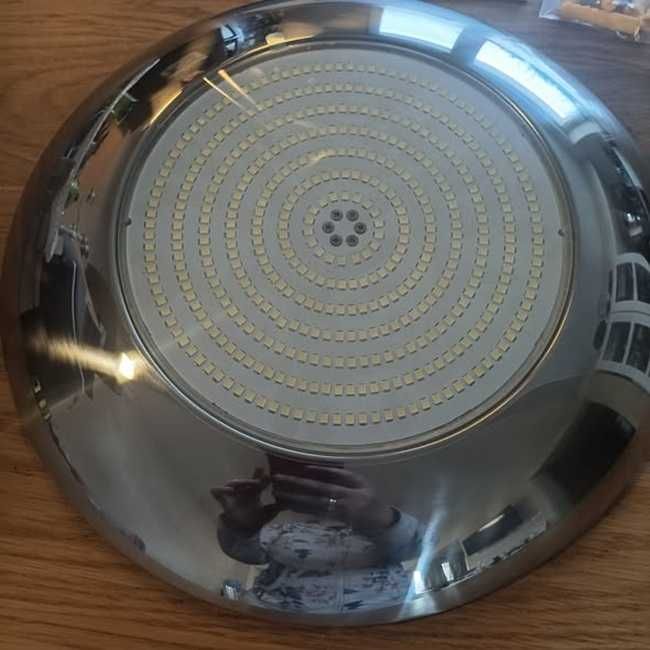НОВ! Ултратънък LED прожектор за басейн 35W – 3500 lm, неръждаема